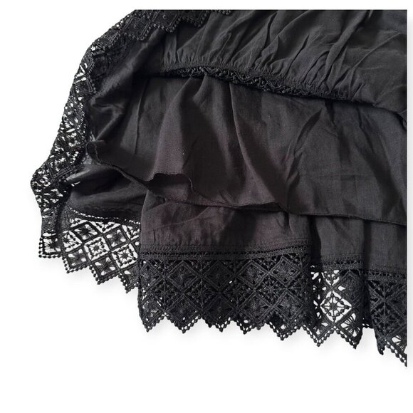 CHARO RUIZ IBIZA Crocheted Lace-trimmed Cotton-blend Dress, Size S, NWT - Picture 15 of 16